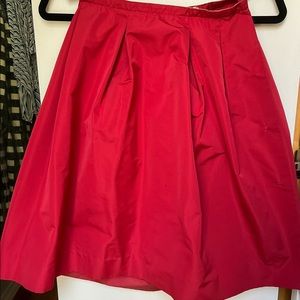 Miu Miu Red Nylon Skirt 38